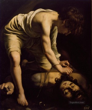 David1 Caravaggio Pinturas al óleo